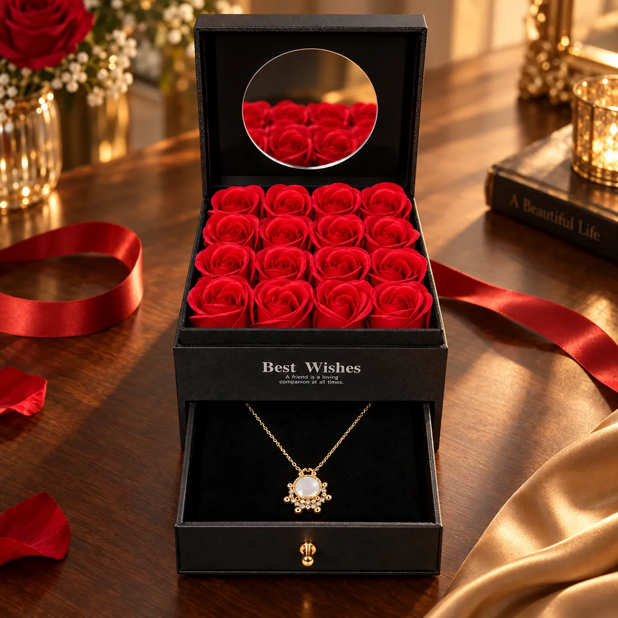 Midnight Mirror · 16 Roses