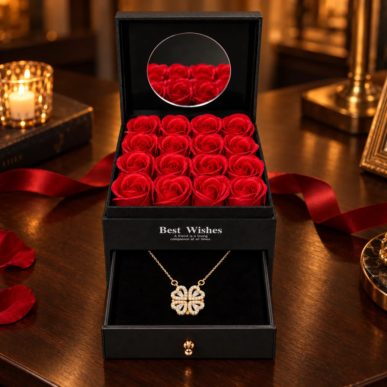 Midnight Mirror · 16 Roses
